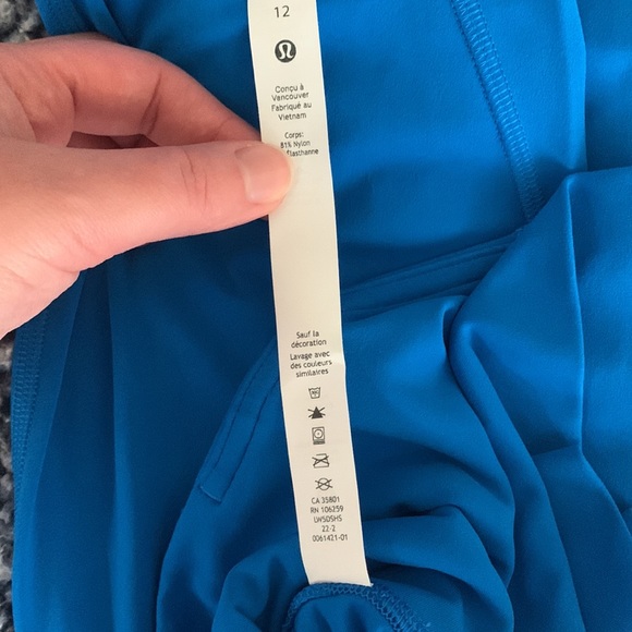 NWT Lululemon 25” Align High Rise Leggings Sz 12 Poolside Blue - Picture 5 of 7